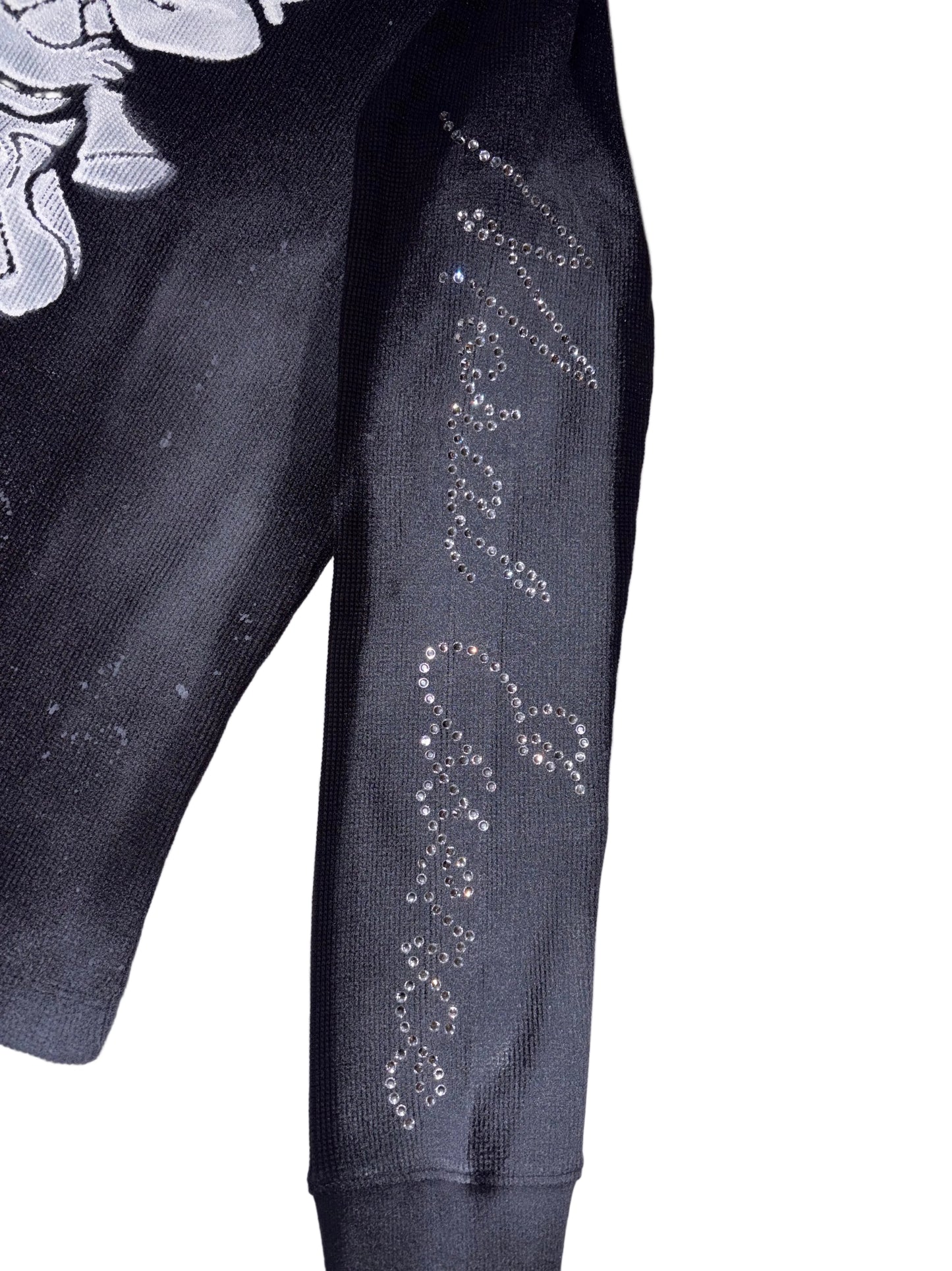 Black Thermal Long Sleeve Cross fade