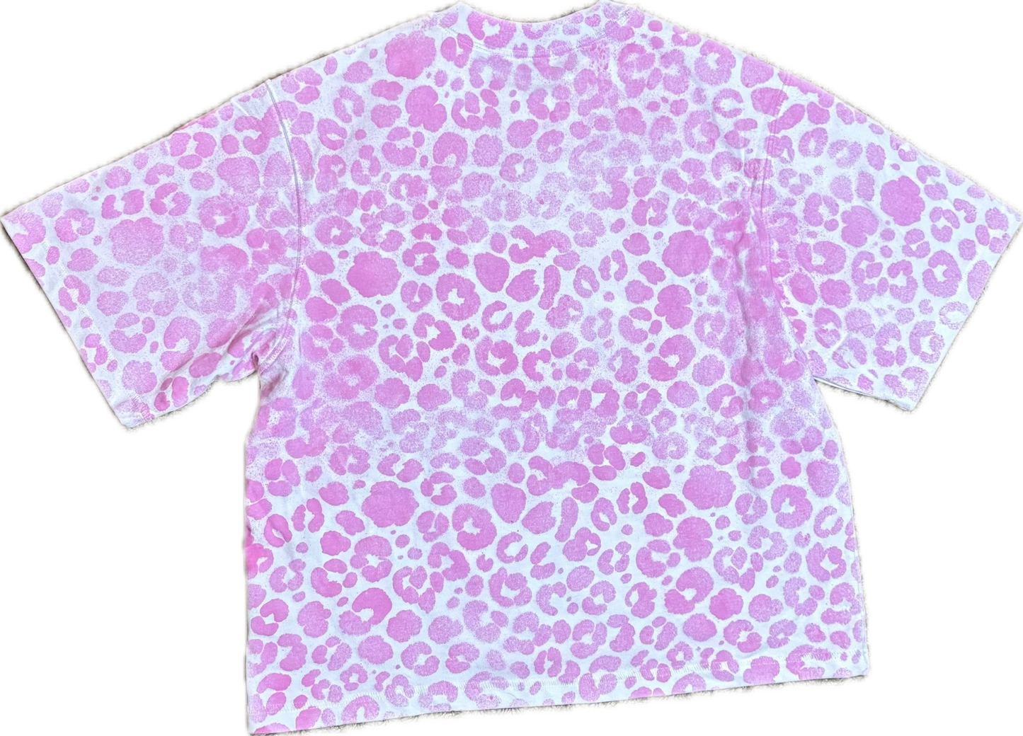 Chase God Not People "Pink Cheetah Print" Cropped Tee