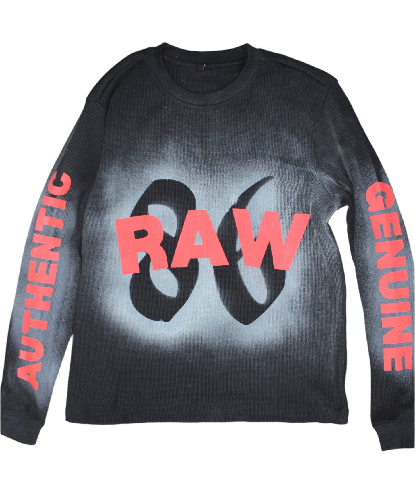 Black Thermal Long Sleeve – "RAW 86"