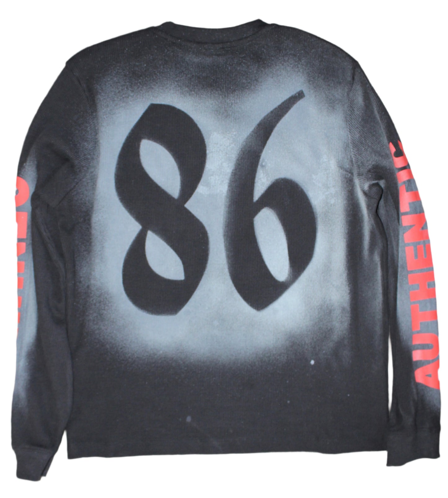 Black Thermal Long Sleeve – "RAW 86"