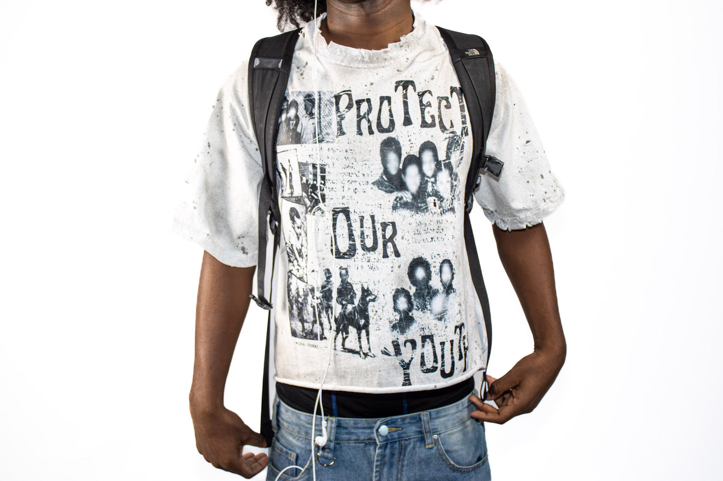 Protect Our Youth Cropped Tee M