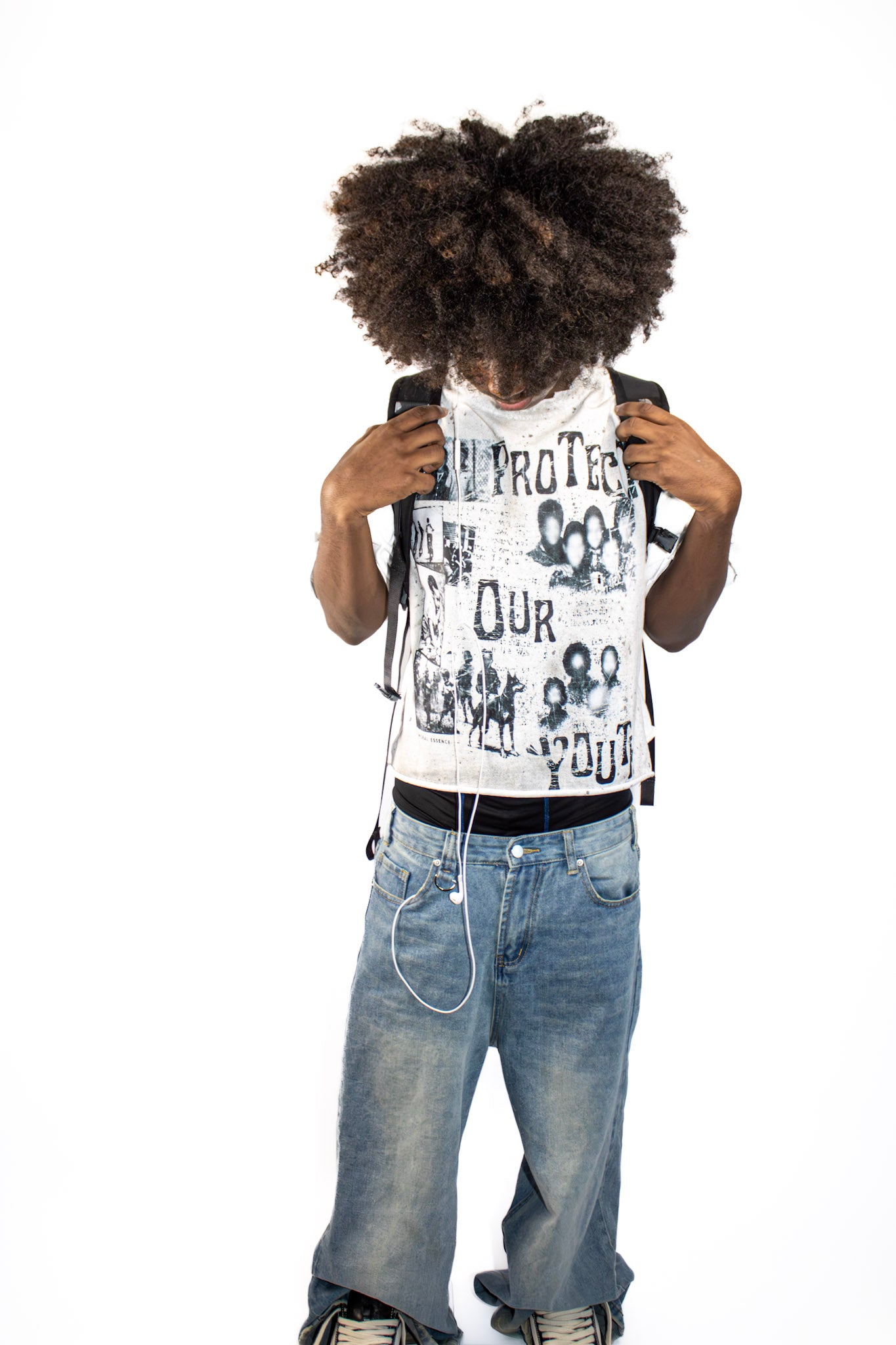 Protect Our Youth Cropped Tee M