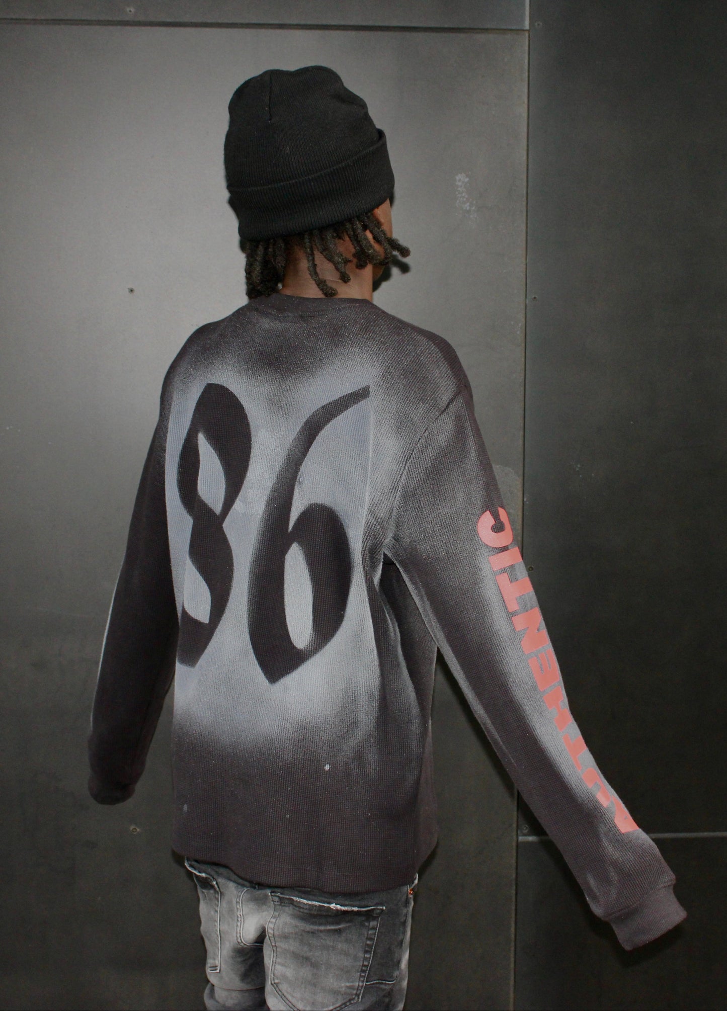 Black Thermal Long Sleeve – "RAW 86"